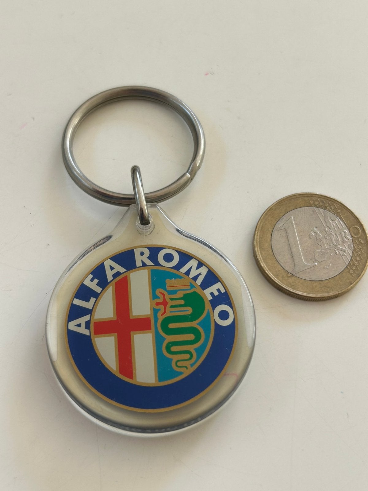Alfa Romeo sleutelhanger Autobedrijf S. Maasland Voorburg, Ophalen of Verzenden, Gebruikt, Merk