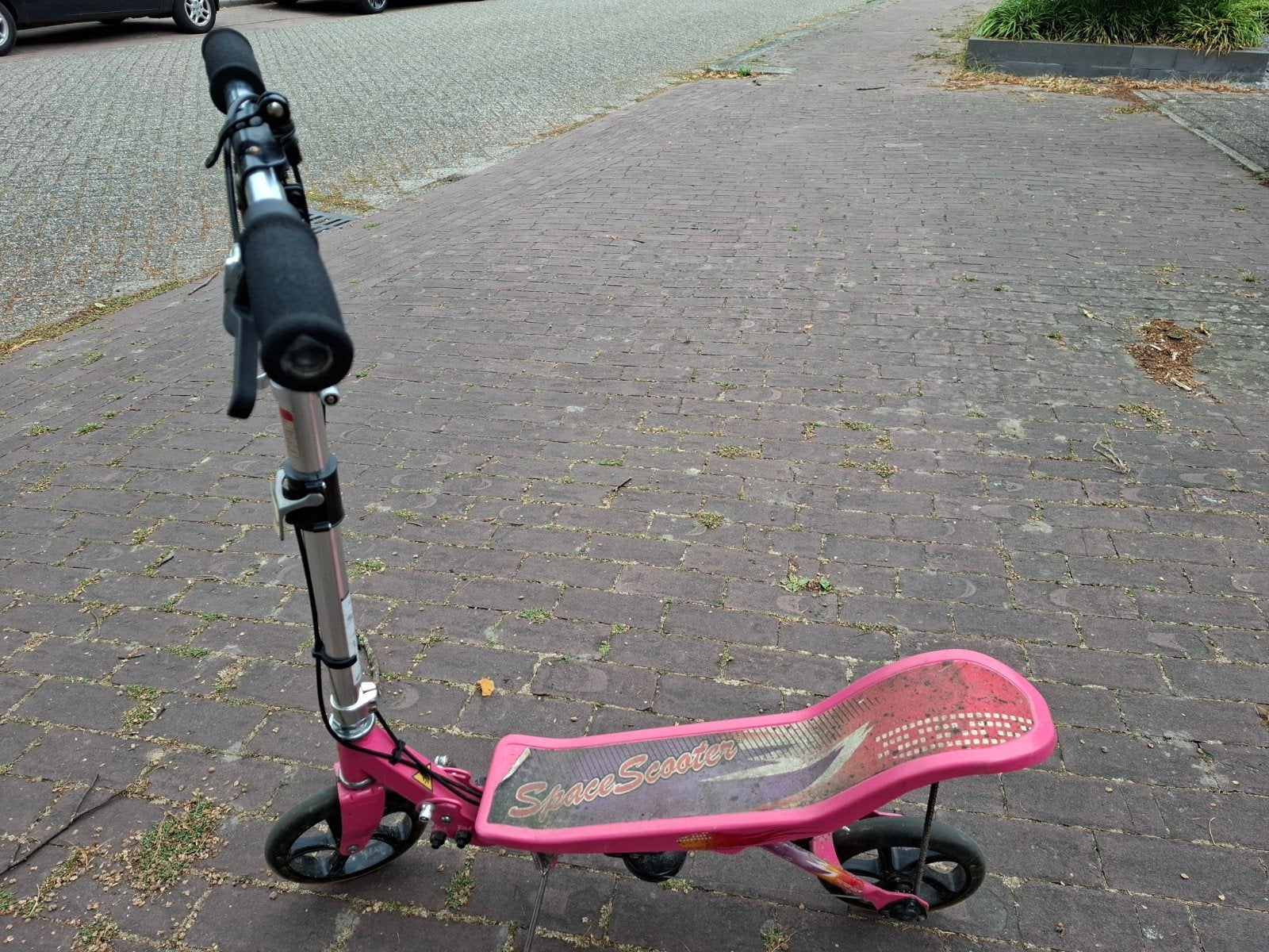 Roze Space Scooter, Fietsen en Brommers, Steps, Ophalen, Gebruikt, Gewone step, Space Scooter