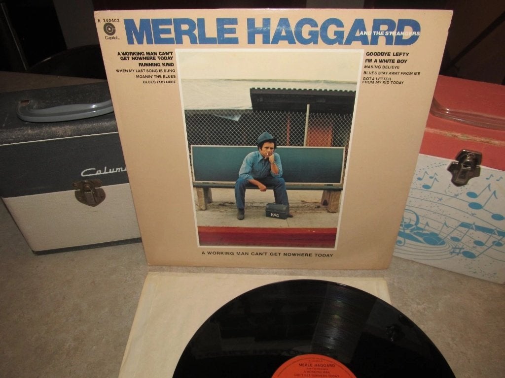 LP MERLE HAGGARD A WORKING MAN, LP, Ophalen of Verzenden, Zo goed als nieuw, 12 inch