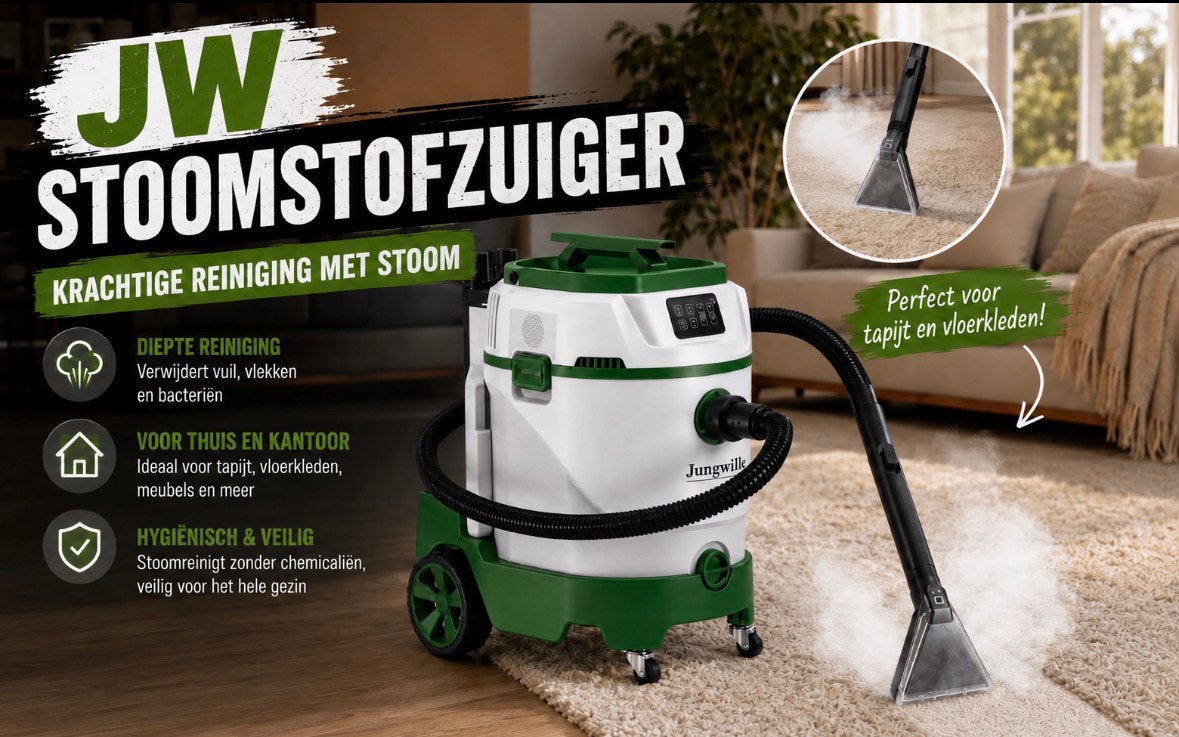 Nieuwe jungwille stoomreiniger vacuüm cleaner, Ophalen of Verzenden, Nieuw