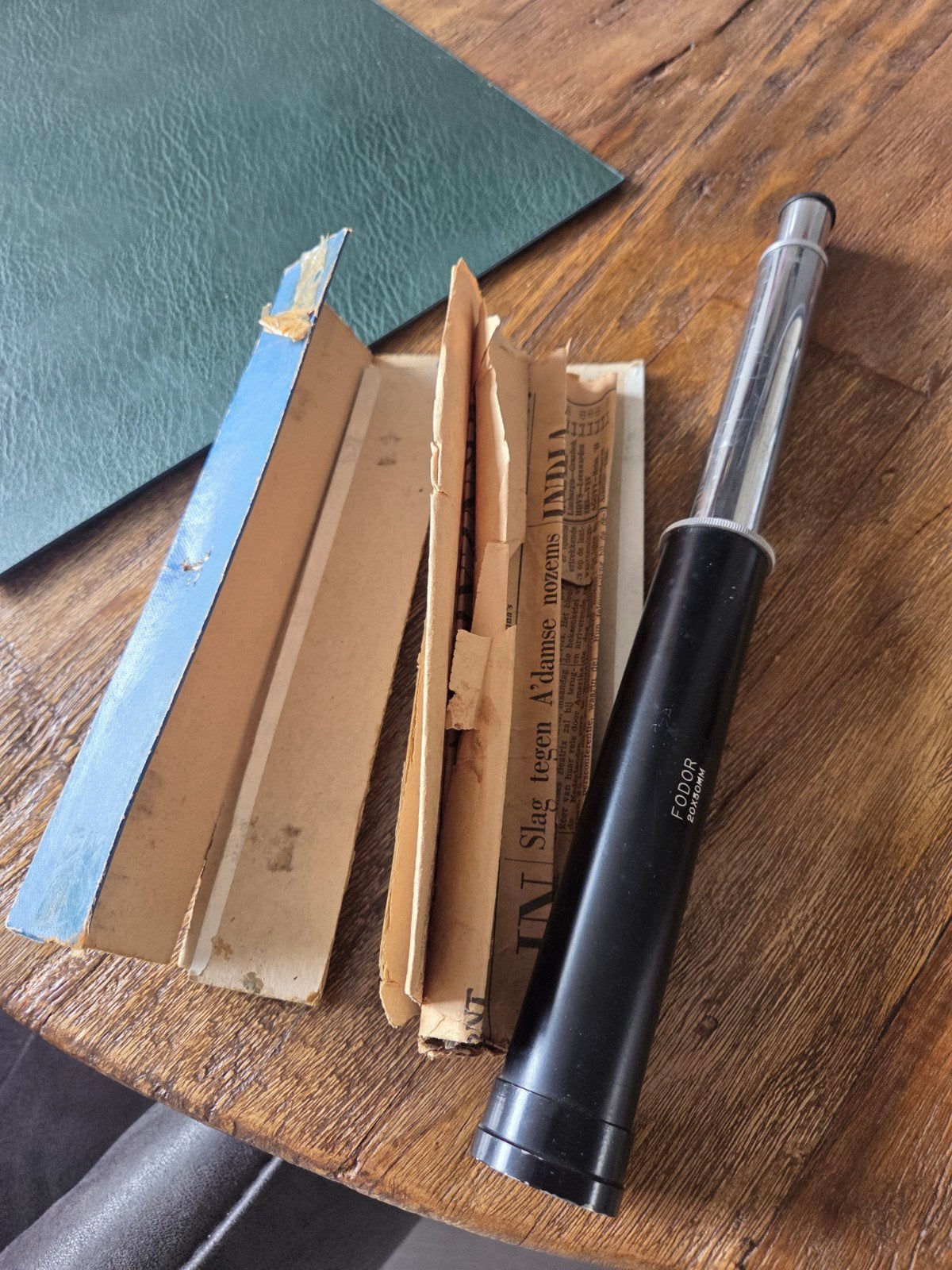 Vintage Fodor Enkel Verrekijker 20x50 mm uit jaren '50, Ophalen of Verzenden, Gebruikt, 20x of meer, Overige typen