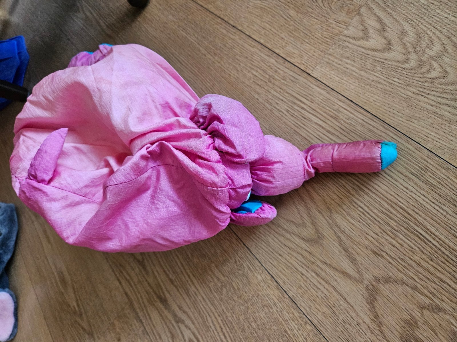 parachutstof knuffel, Ophalen of Verzenden, Gebruikt, Olifant