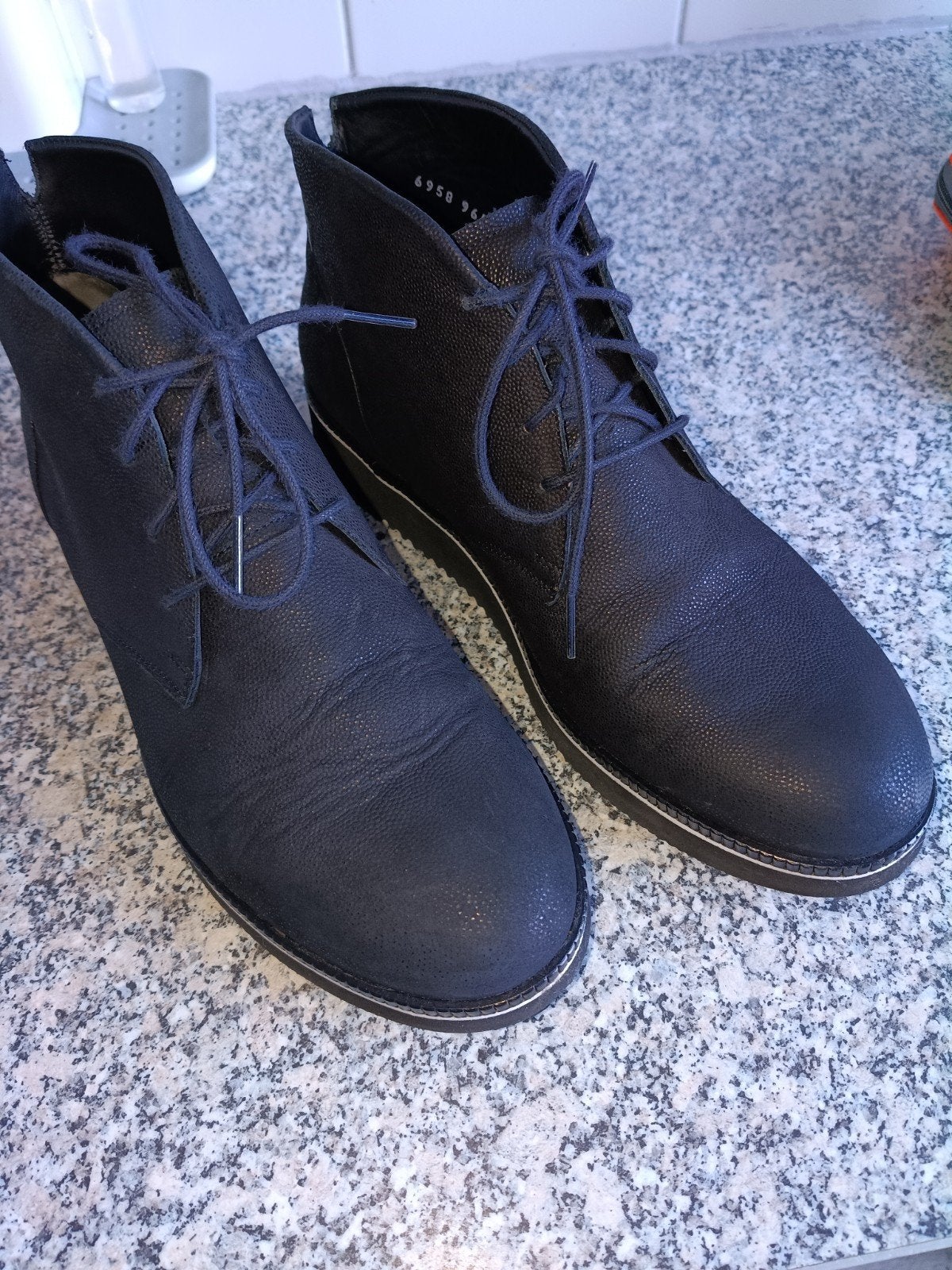 Durea hogere veterschoen Zwart Maat 6,5 H, Durea, Schoenen met lage hakken, Zwart, Ophalen of Verzenden