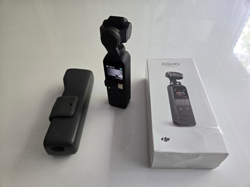 DJI Osmo Pocket - 4K camera met Gimbal stabilisatie, Audio, Tv en Foto, Full HD, Minder dan 8x, Zo goed als nieuw, Geheugenkaart