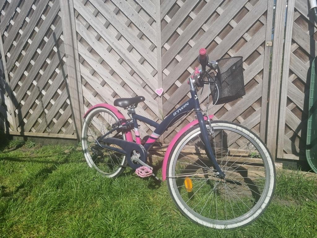 Nette meisjes fiets 24 inch, Ophalen, Versnellingen, Btwin, Gebruikt