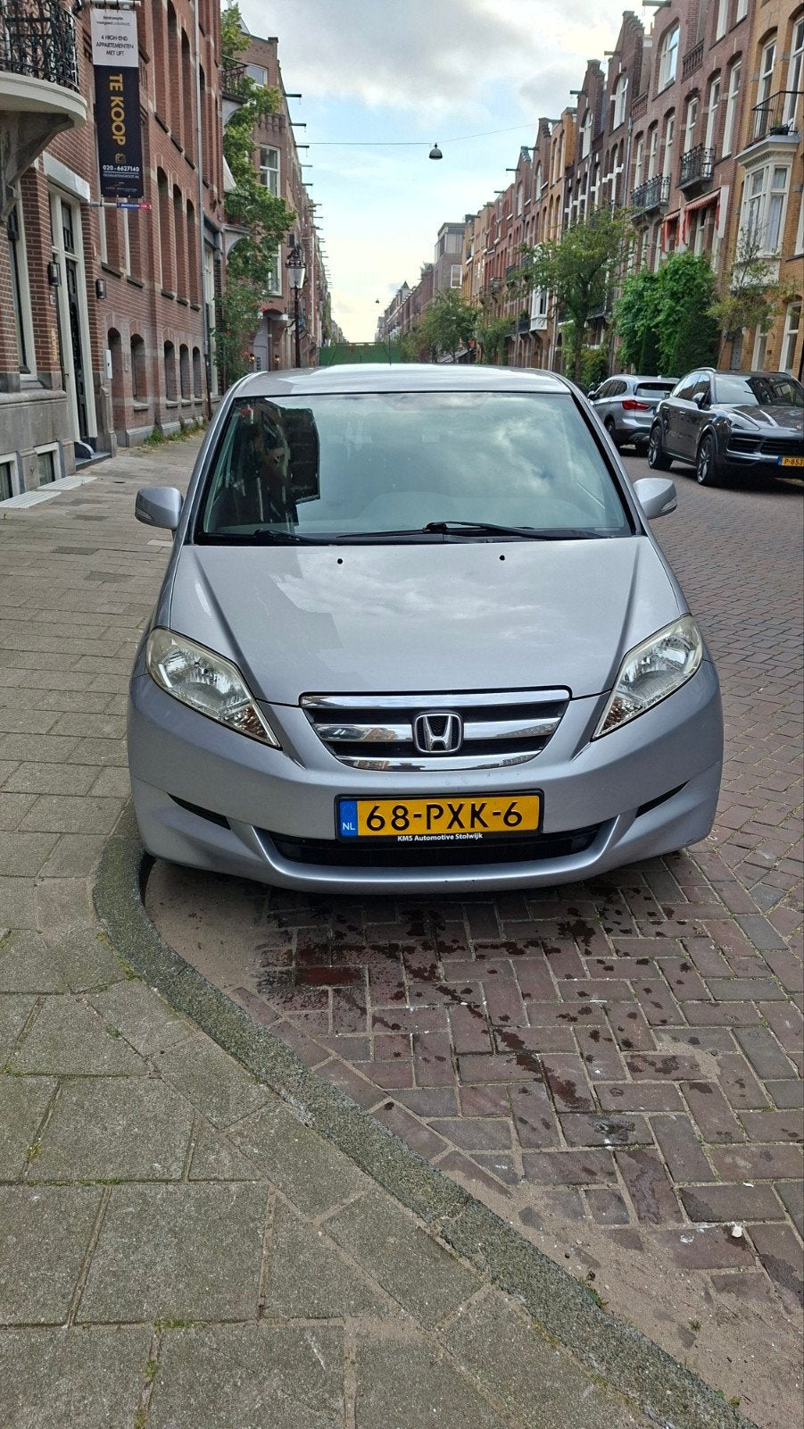 Honda FR-V 1.7 I 2005 Grijs, Auto's, 125 pk, 4 cilinders, FR-V, 75 €/maand