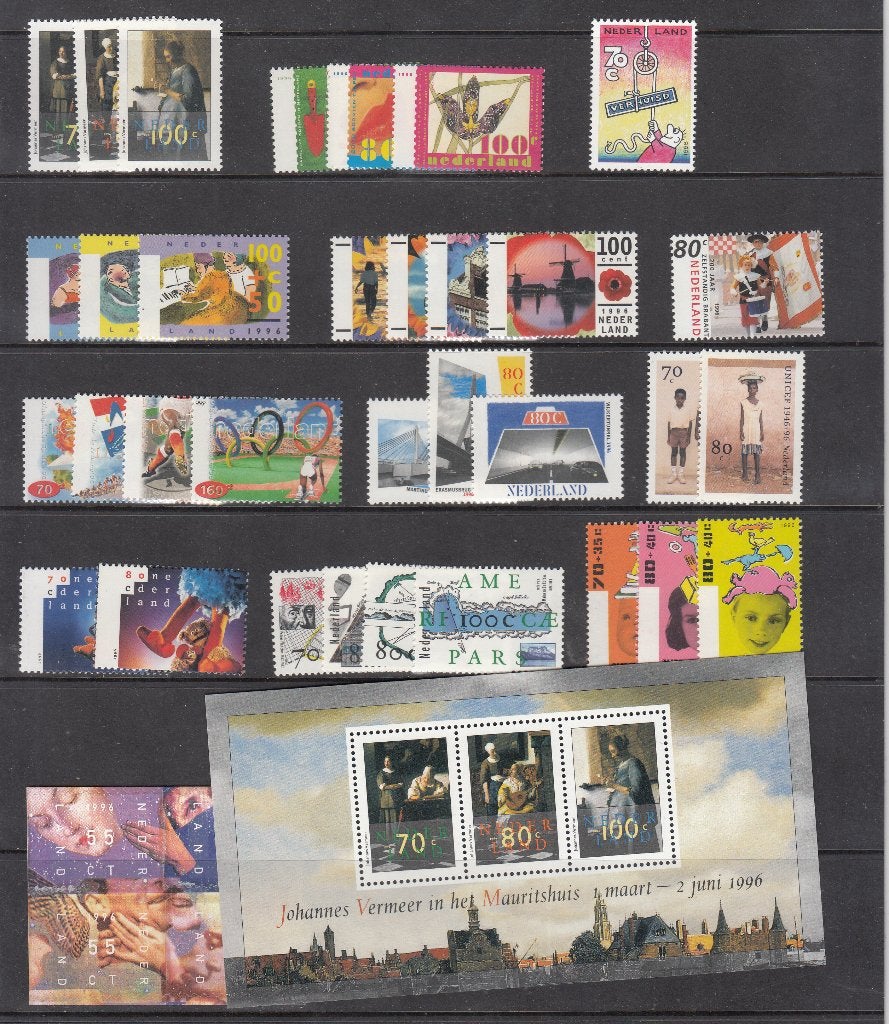 Nederland postfris jaargang 1996, Verzenden, Postfris