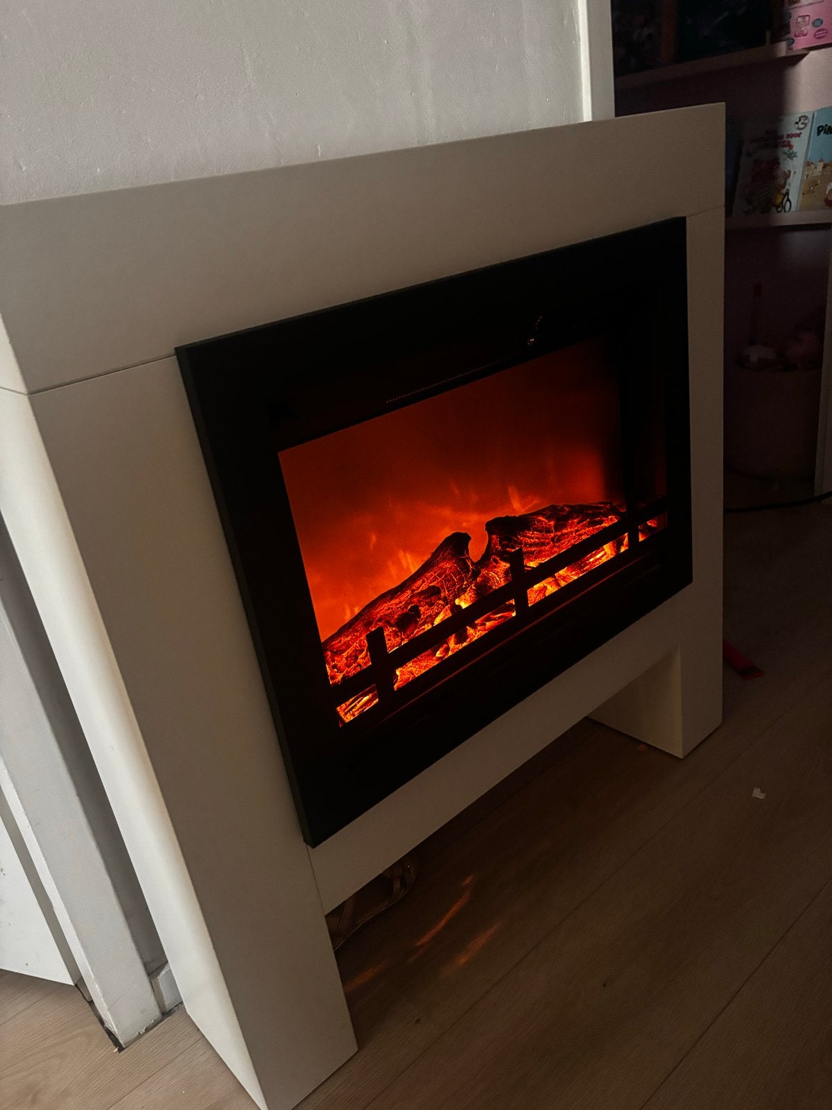 Elektrische sfeerhaard met afstandsbediening, Huis en Inrichting, Haarden, Ophalen of Verzenden, Gebruikt, Vrijstaande haard, Elektrische haard