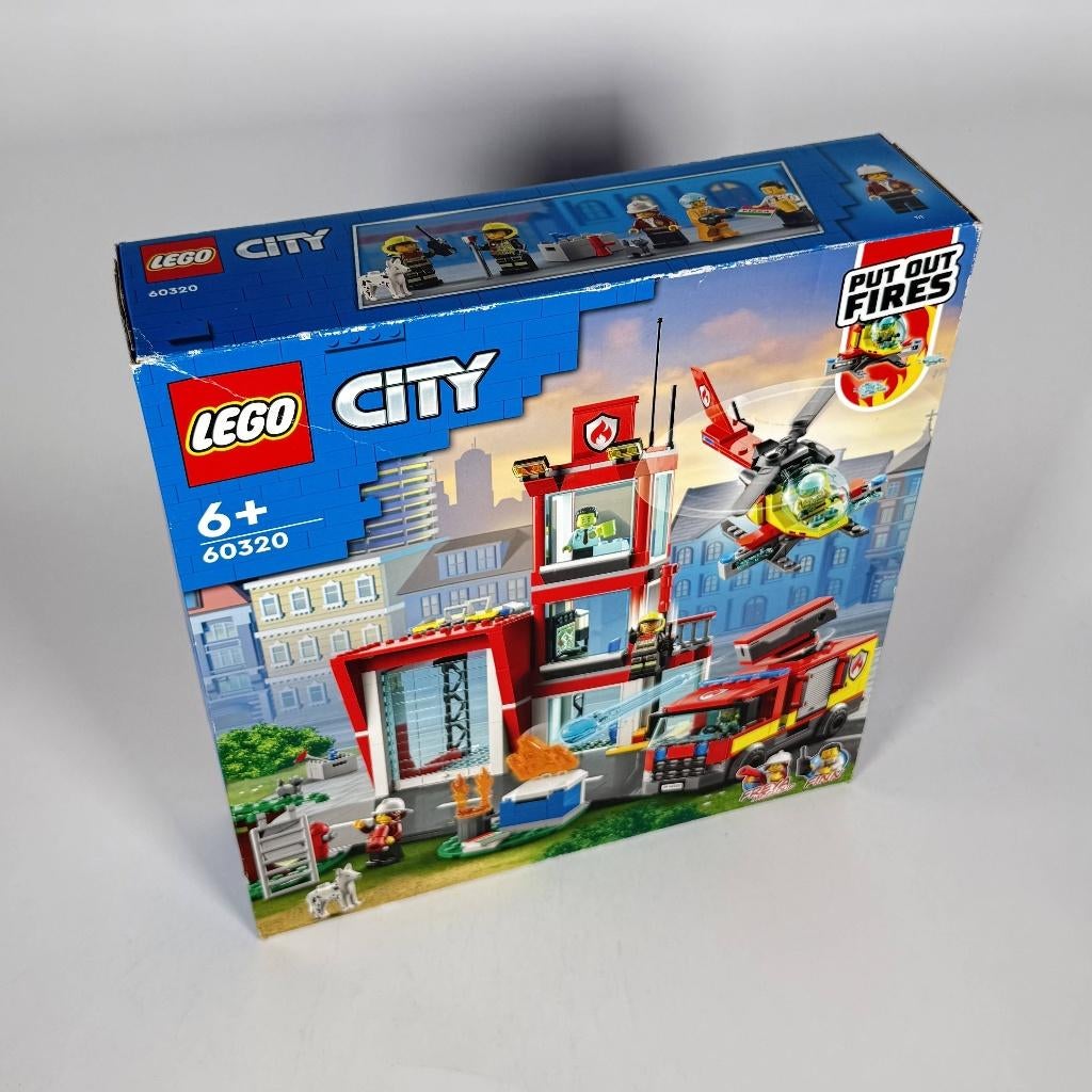 LEGO City 60320 Brandweerkazerne – Nieuw, City, Lego, Nieuw, Ophalen of Verzenden