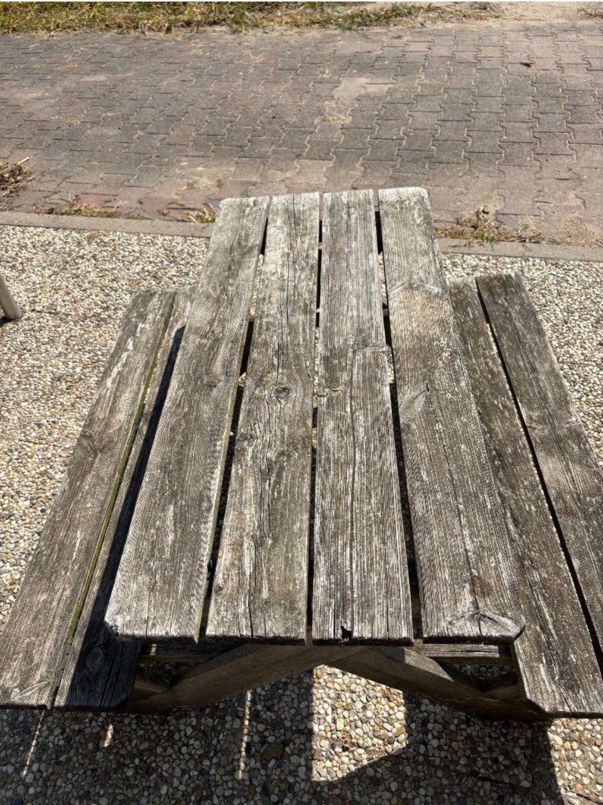 houten kinderpicknicktafel., Tuin en Terras, Zo goed als nieuw, Rechthoekig, Hout, Ophalen