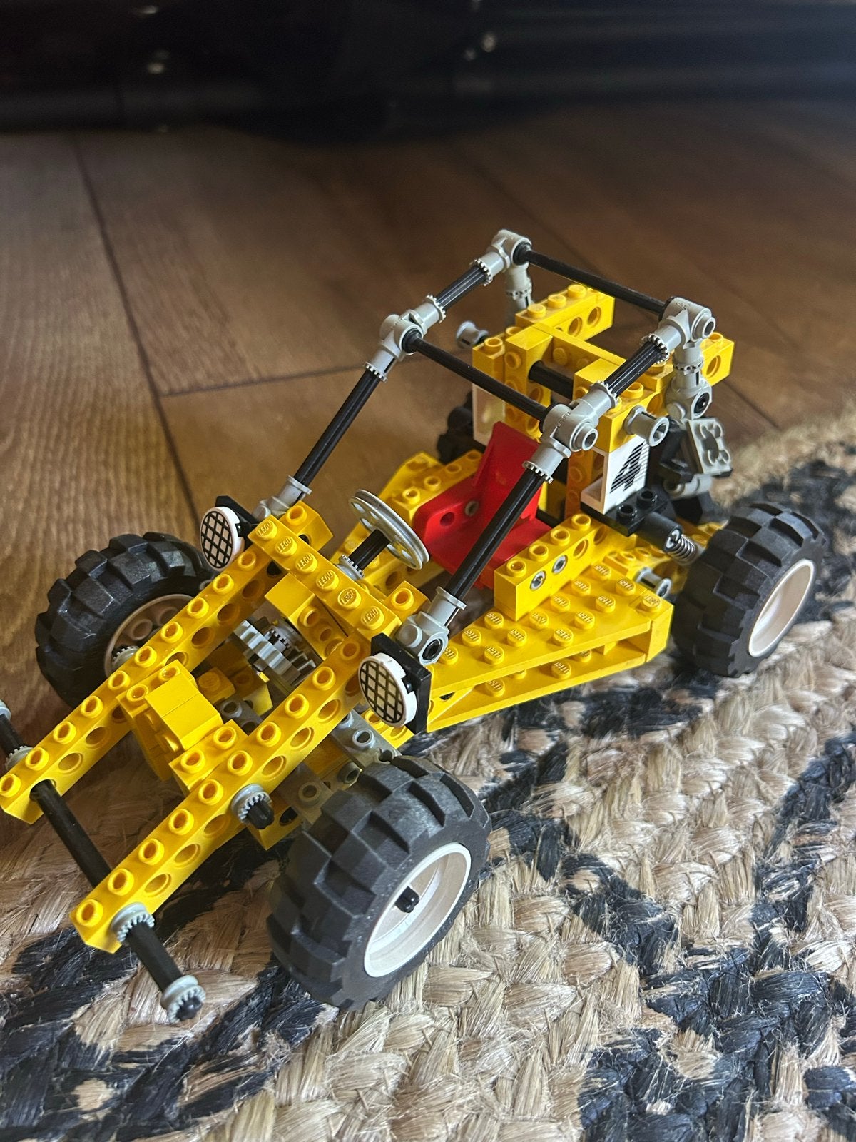 Vintage LEGO Technic 8840 Rally Shock 'n Roll Racer (1990), Gebruikt, Lego, Ophalen of Verzenden, Technic
