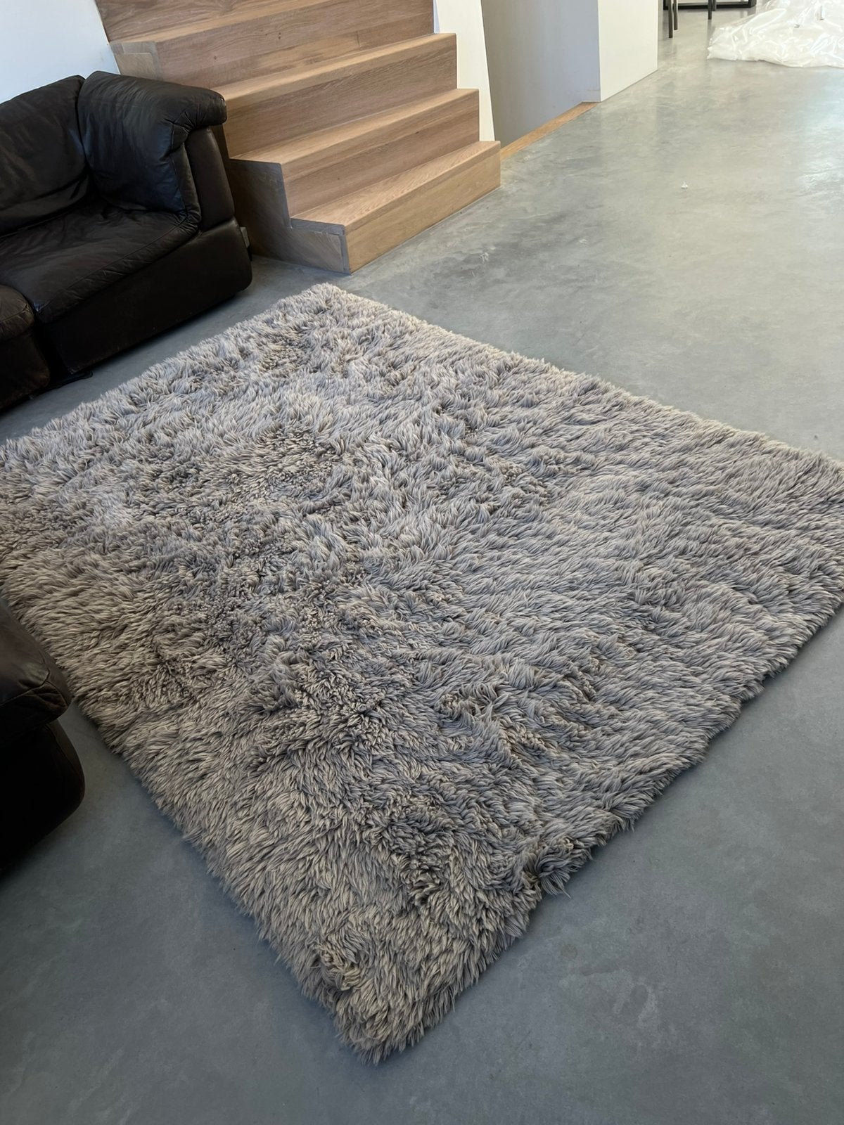 Hay Shaggy Rug, Ophalen, Beige, 200 cm of meer, Zo goed als nieuw