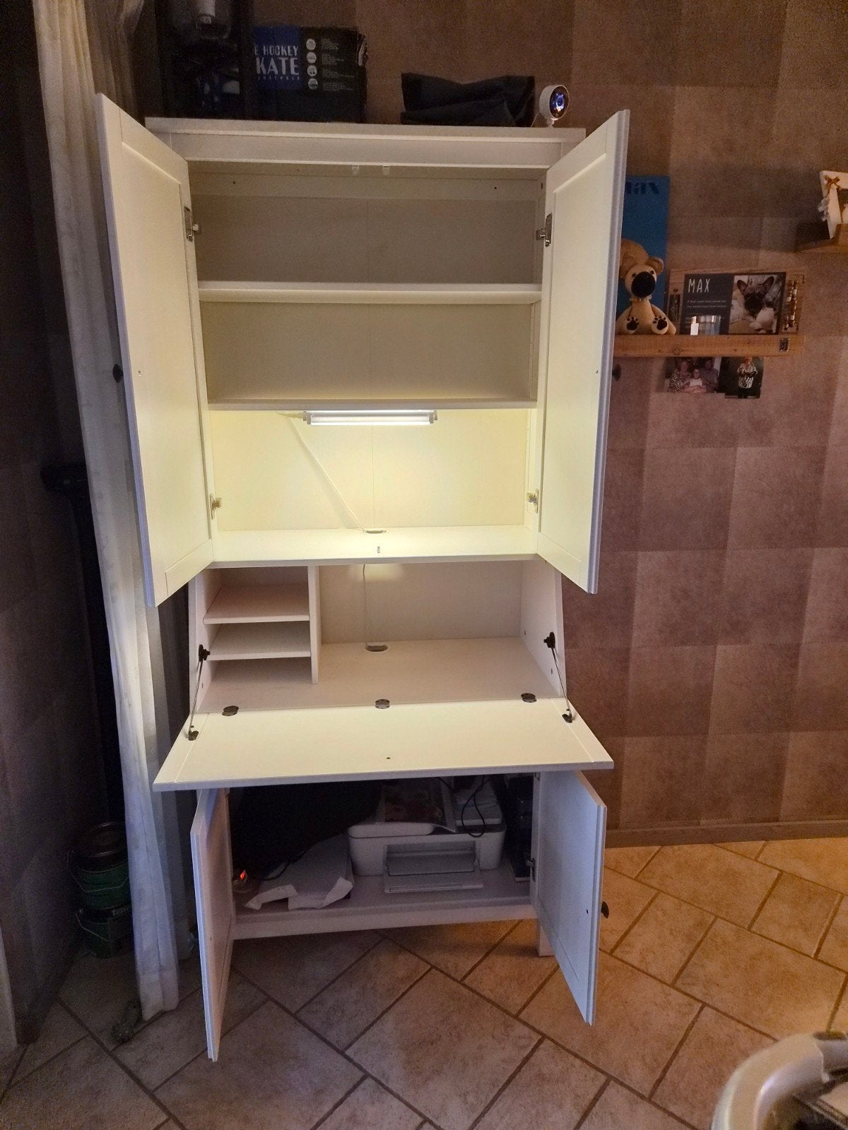Bureau / computer kast, Ophalen