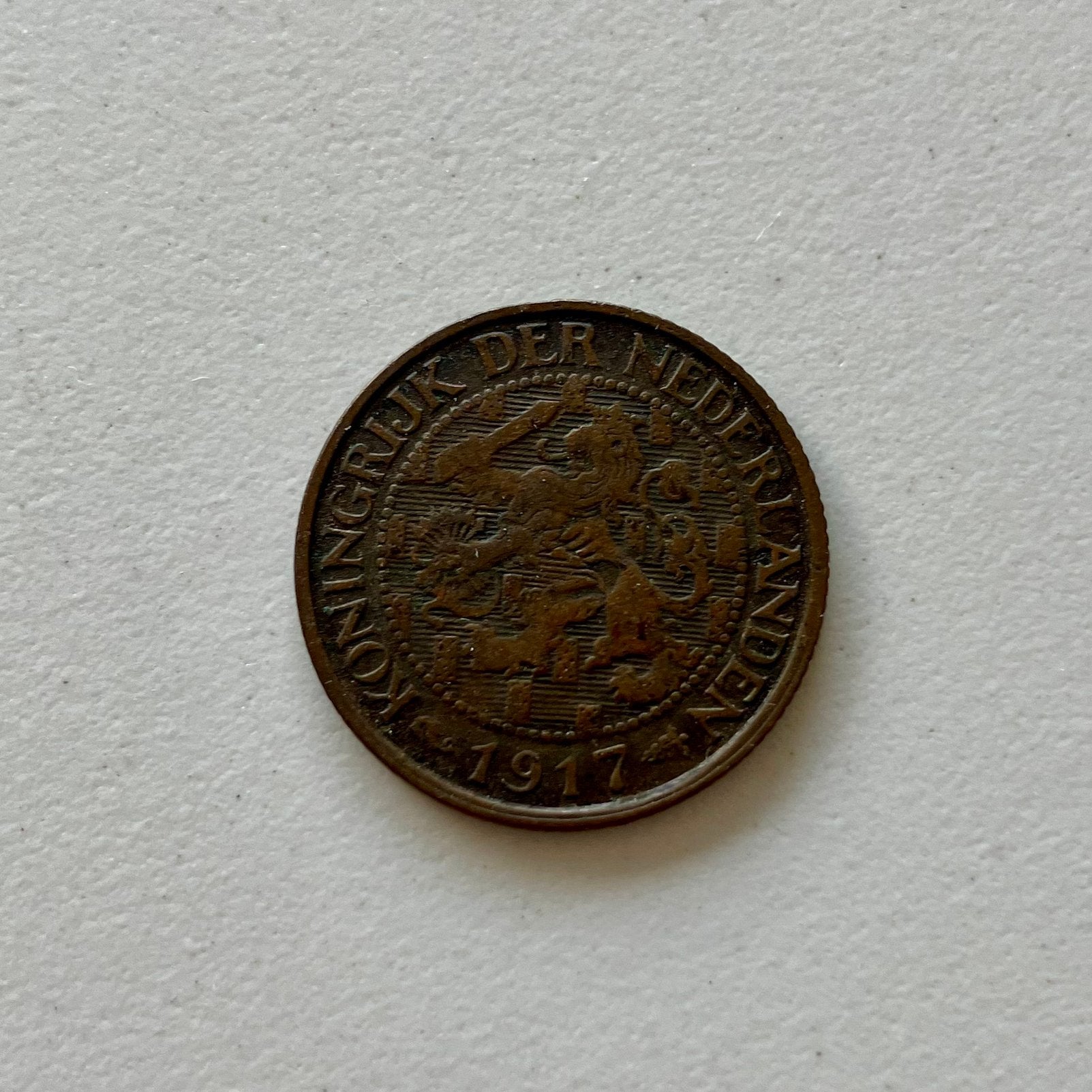 Nederland 1 cent 1917, Verzenden, Koningin Wilhelmina, 1 cent
