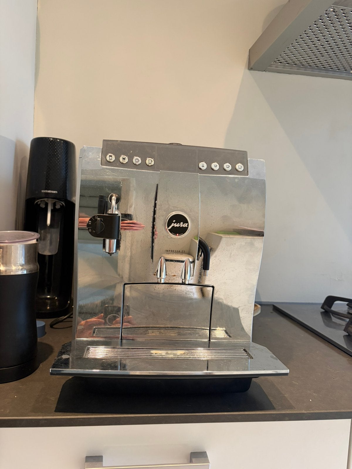 Jura koffiemachine met defect. Voor onderdelen, Ophalen, Gebruikt, Koffiemachine, Koffiebonen