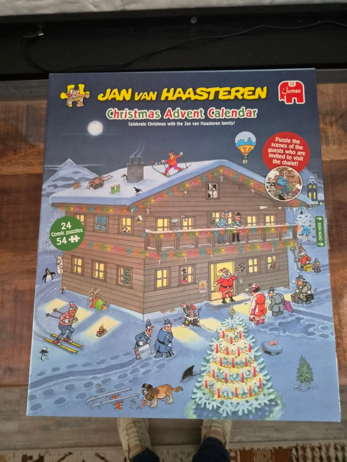 Jan van Haasteren Kerst Adventskalender Puzzel, Ophalen of Verzenden, 10 tot 50 stukjes, Zo goed als nieuw, 6 jaar of ouder