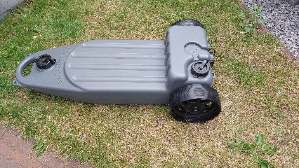 vuilwatertank voor camper of caravan, Ophalen, Zo goed als nieuw
