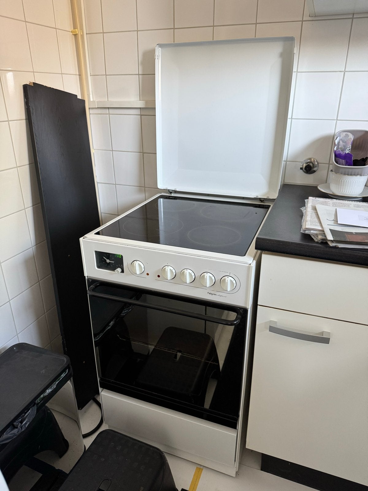 Pelgrim Elegance Kookplaat/Oven - Betrouwbaar en Gebruikt, Witgoed en Apparatuur, Fornuizen, Ophalen, Gebruikt, Keramisch, 4 kookzones
