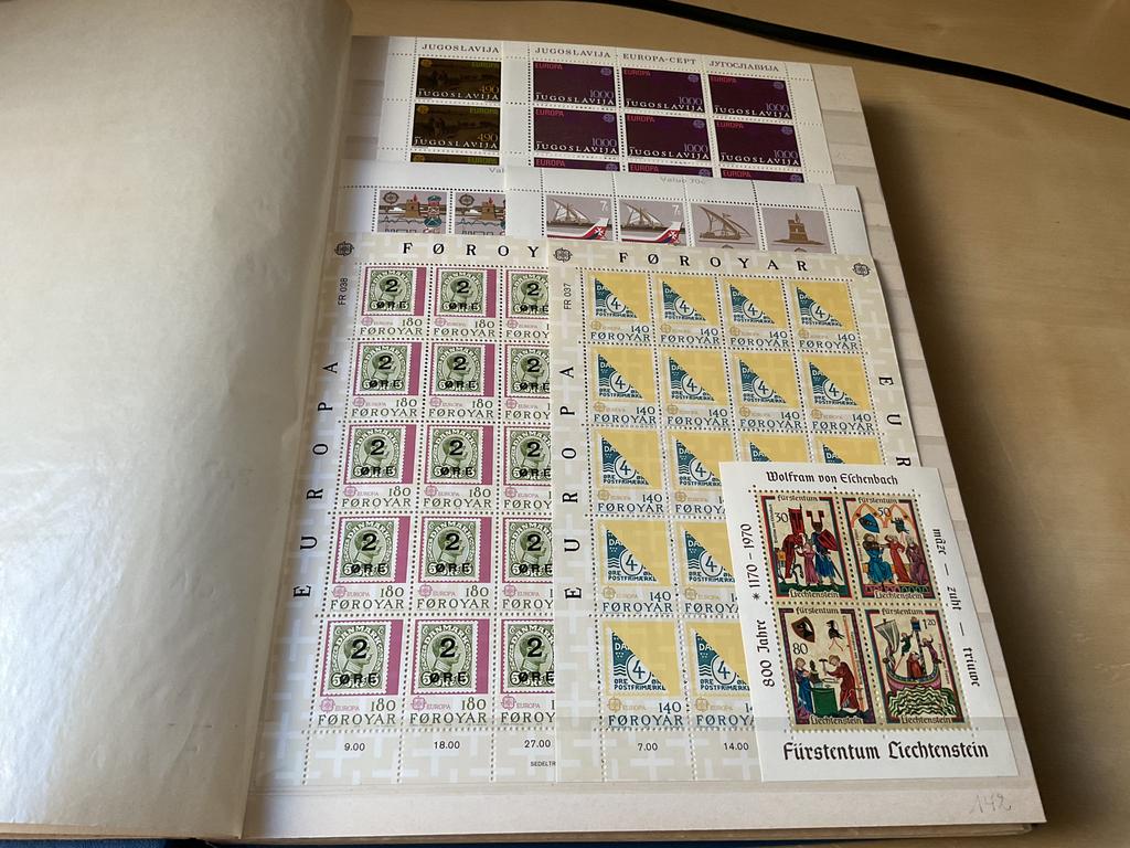 Stockboek blokken Europa postfris, Postzegels en Munten, Postzegels | Volle albums en Verzamelingen, Ophalen of Verzenden, Buitenland