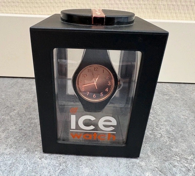 Ice Watch - Sunset Black, Overige merken, Polshorloge, Kunststof, Ophalen of Verzenden