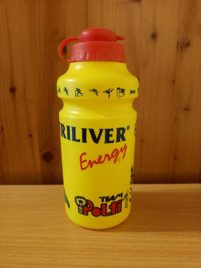 Bidon Polti geel (retro vintage), Ophalen of Verzenden, Overige typen