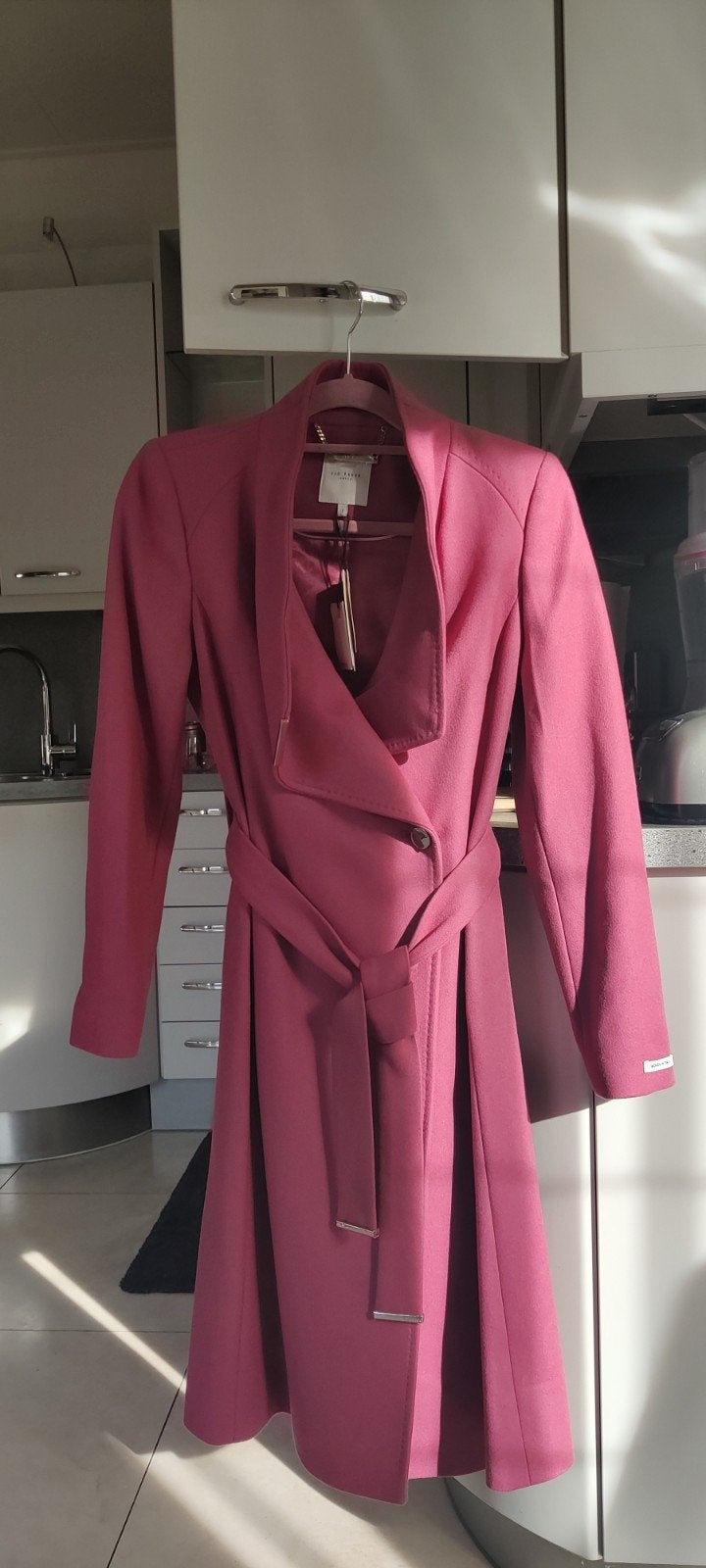 Ted Baker Niuewe jas maat 1(36) €425, Ophalen of Verzenden, Nieuw, Maat 36 (S), Roze