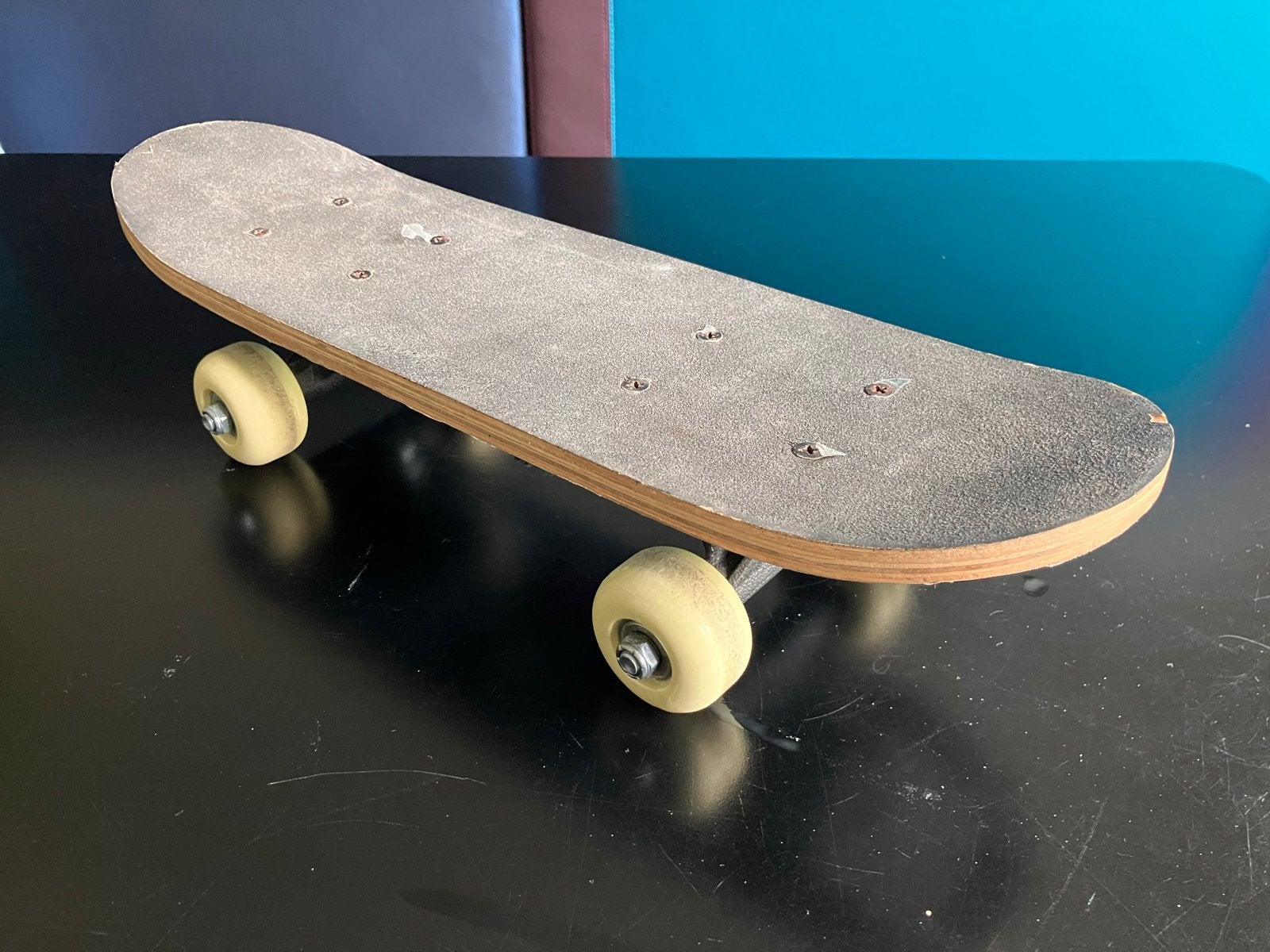 Skateboard met uniek design - Gebruikt, Ophalen of Verzenden, Gebruikt, Skateboard