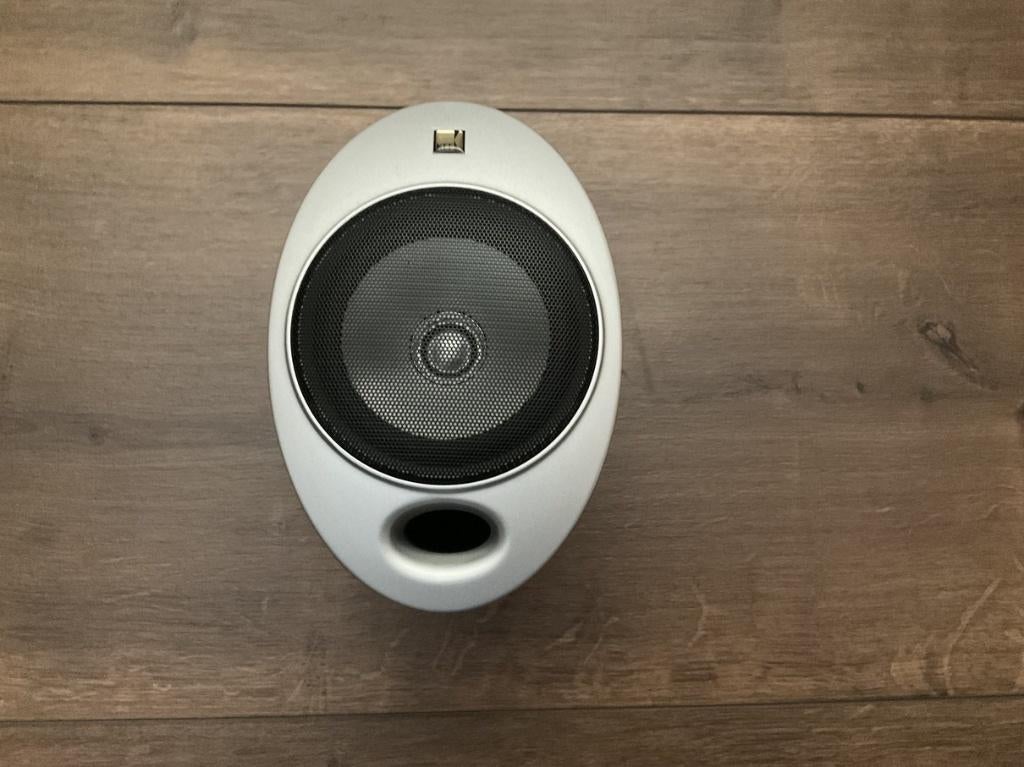 3 Kef speakers 100 Watt, Gebruikt, 60 tot 120 watt, Front, Rear of Stereo speakers, Ophalen
