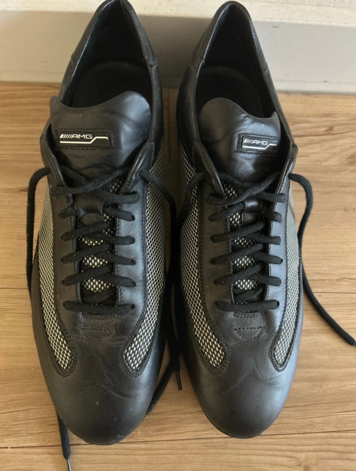 Sneakers Santoni AMG, maat UK 9,5, 43,5, Ophalen of Verzenden, Zo goed als nieuw, Zwart, Sneakers of Gympen
