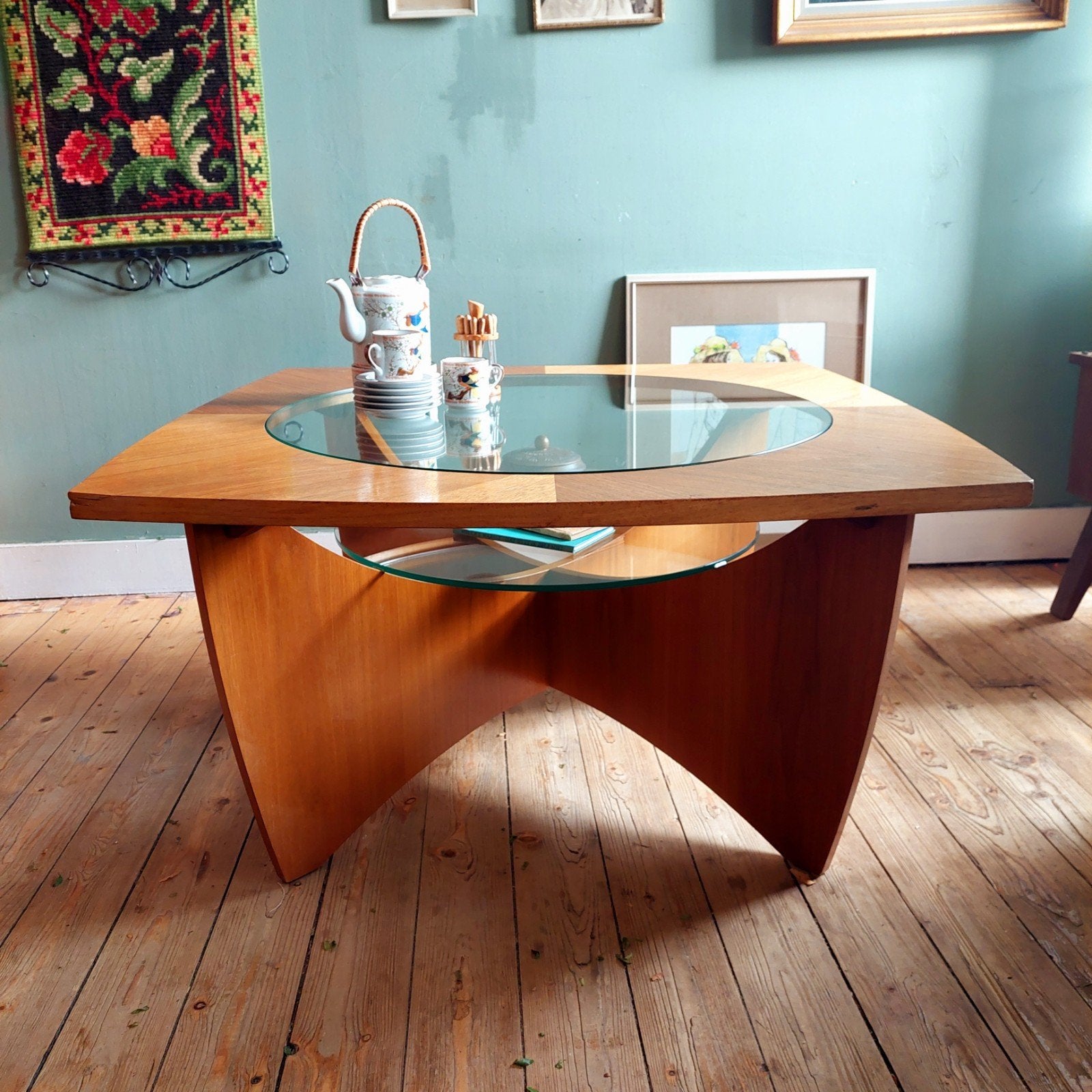 Lucky Vintage "Astro / Stateroom" Stijl Salontafel MCM, Ophalen of Verzenden