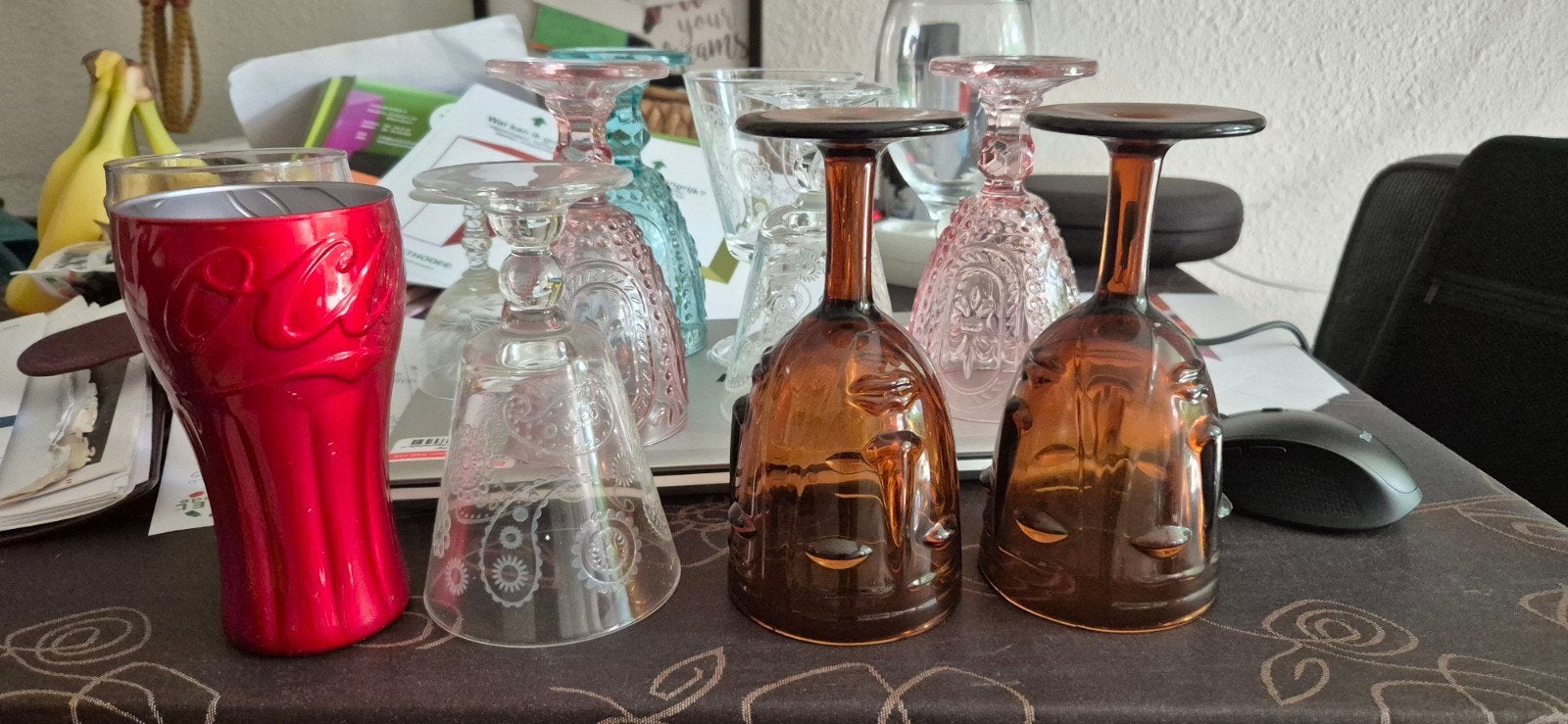Gratis diverse glazen, alleen ophalen, Ophalen, Gebruikt, Glas, Glas of Glazen