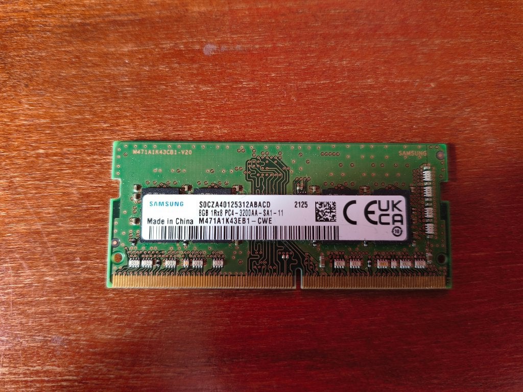 Samsung M471A1K43CB1-CTD 8GB, Computers en Software, RAM geheugen, DDR4, 8 GB, Nieuw, Ophalen of Verzenden