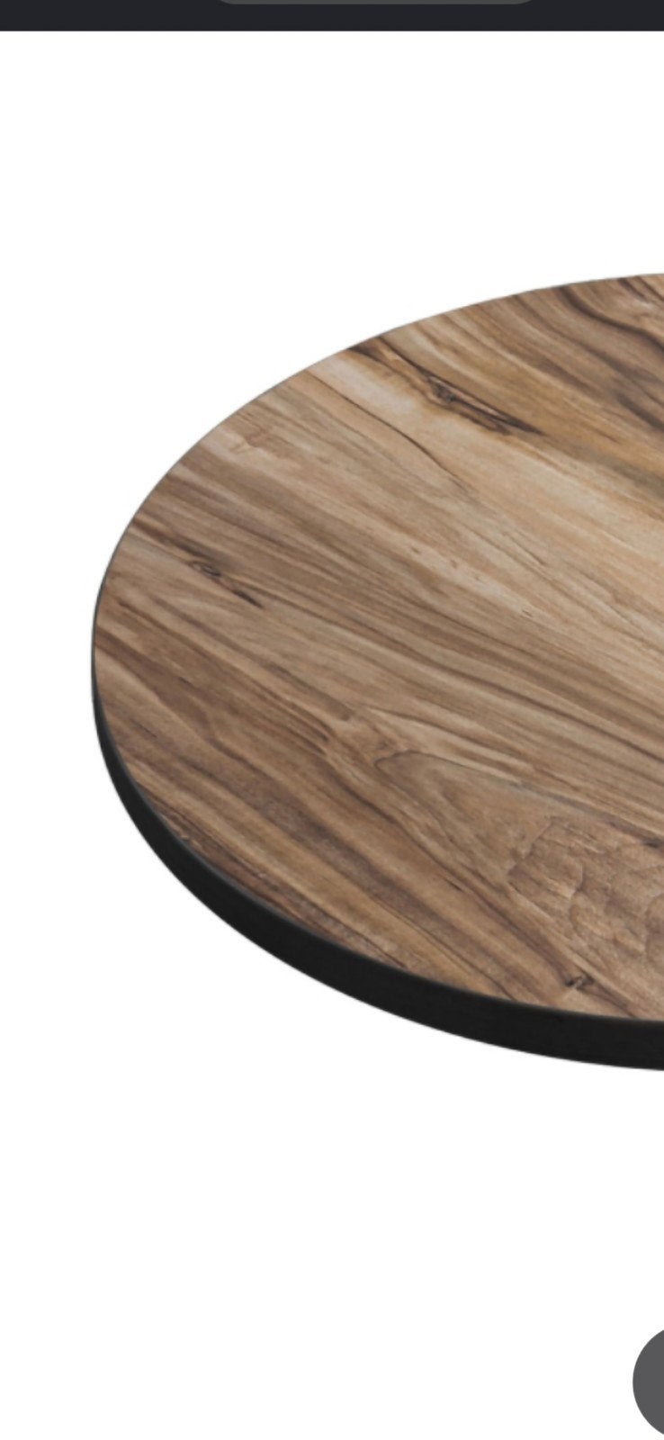 Eettafelblad rond kleur sheemham nieuw, Huis en Inrichting, Ophalen, Nieuw, Vier personen, 100 tot 150 cm