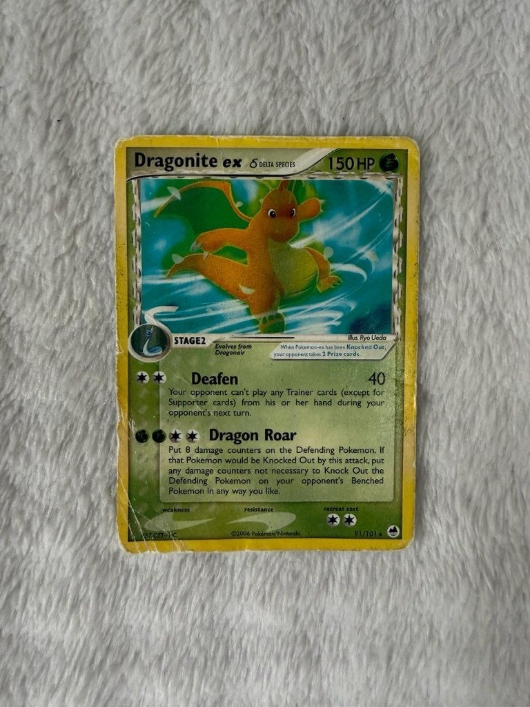 Dragonite ex δ Delta Species (DF 91) Pokemon kaart, Ophalen of Verzenden, Zo goed als nieuw