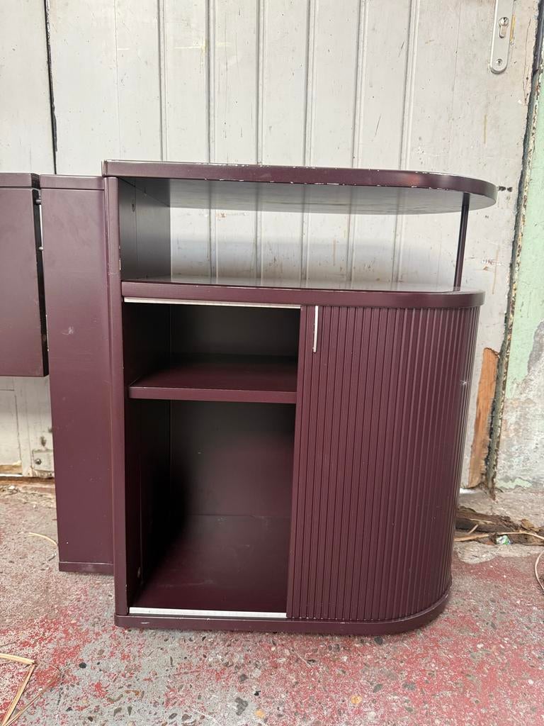 Auping Auronde achterwand met nachtkastjes 1.80m, Ophalen, Gebruikt, 55 tot 70 cm, 65 cm of meer