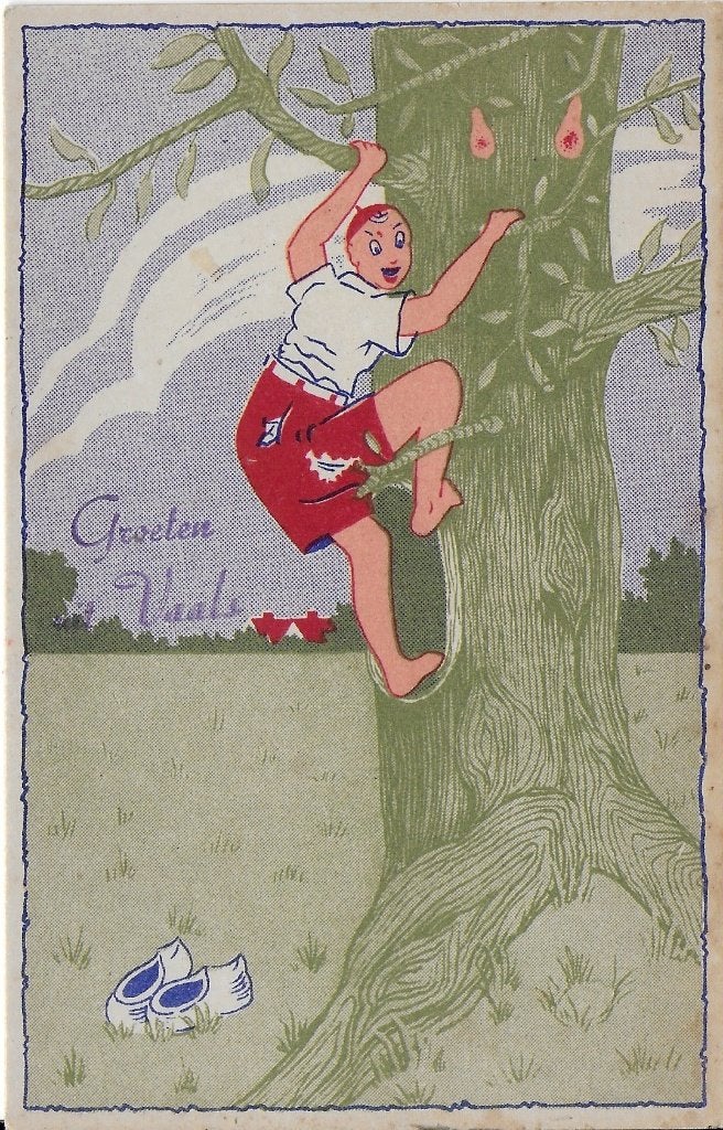 Vaals oude ongelopen ansichtkaart - B4982, Verzamelen, Ansichtkaarten | Nederland, Ophalen of Verzenden, 1940 tot 1960, Ongelopen