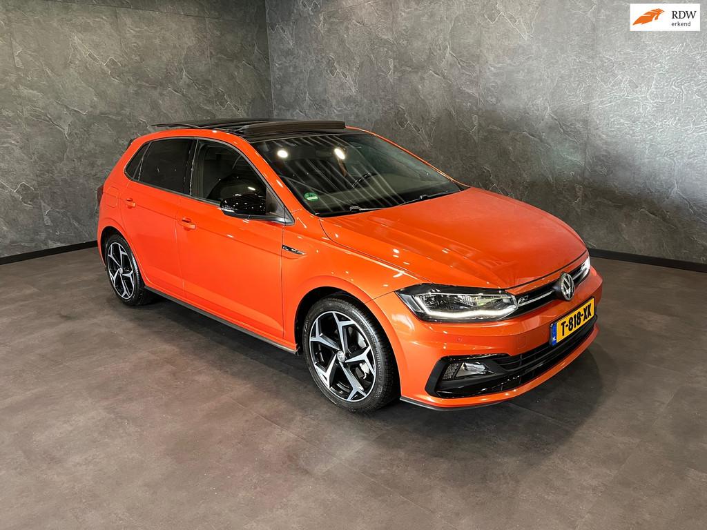 Volkswagen Polo 1.6 TDI DSG AUTOMAAT 3X R LINE PANO LED VIRT, Auto's, 1203 kg, Gebruikt, Automatische klimaatregeling, Alcantara