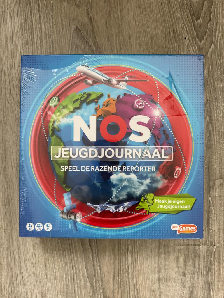 NOS Jeugdjournaal: Speel de Razende Reporter Bordspel, Drie of vier spelers, Ophalen of Verzenden, Nieuw
