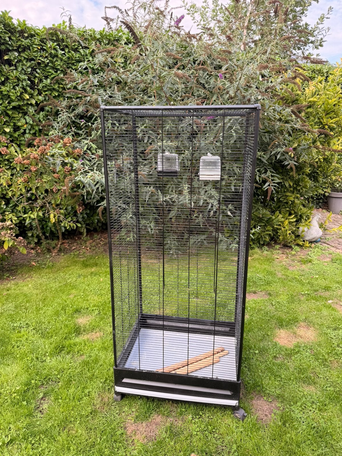 Verrijdbare Voliere ~ vogelkooi ~ vogelhok, Ophalen, Gebruikt, Kunststof, Vogelkooi
