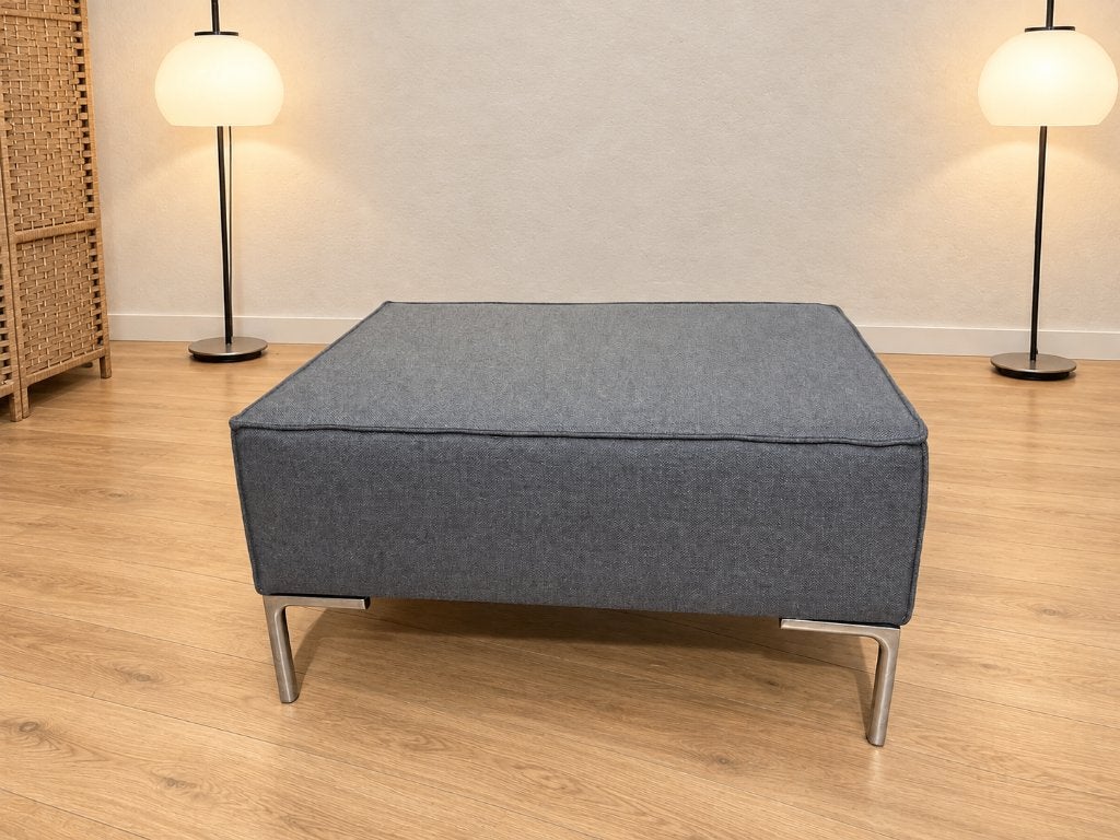NIEUW Design on Stock Bloq Hocker Ploegwol + GARANTIE, Design Hocker Voetenbank Poef Design on Stock, Www.designplaats.nl, Stof