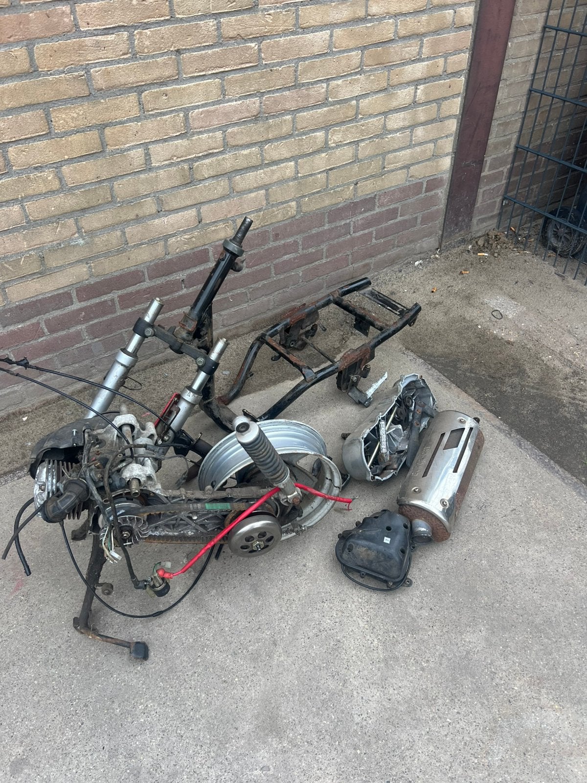 Scooter onderdelen, Doe-het-zelf en Verbouw, Metalen, Ophalen of Verzenden, Zo goed als nieuw