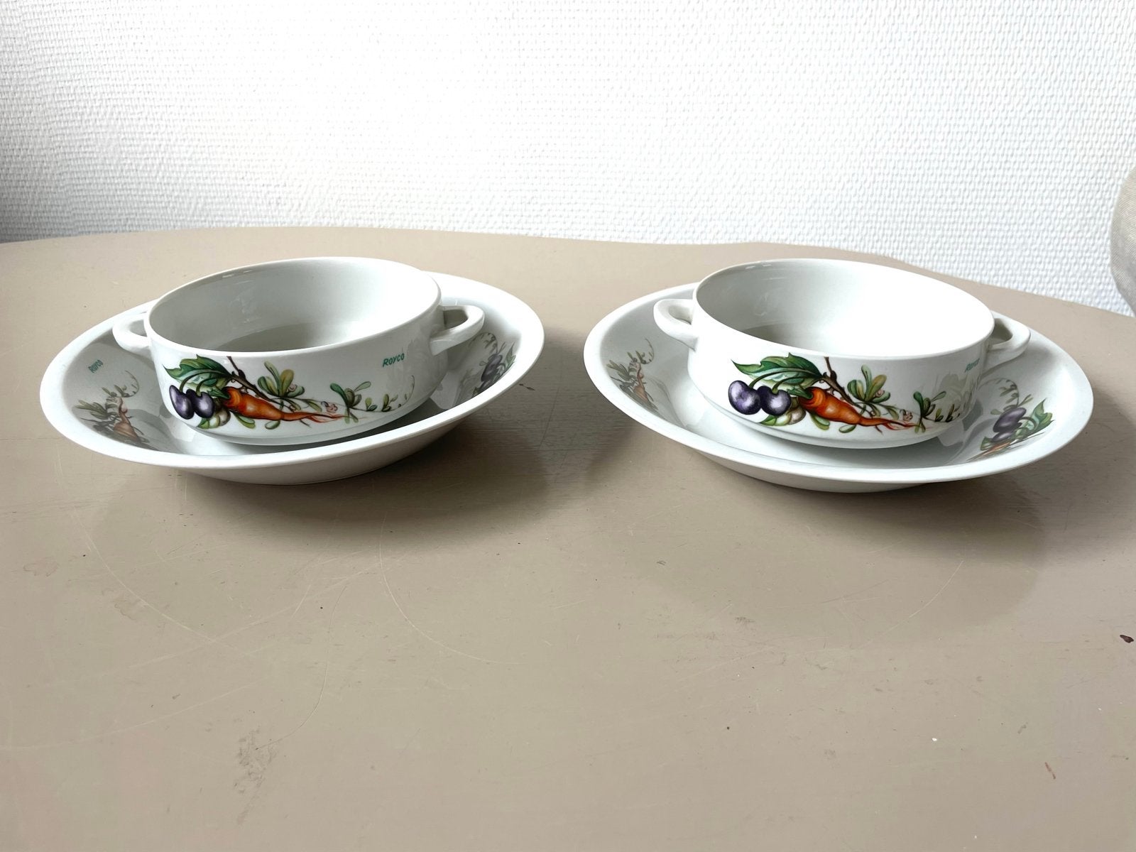 Villeroy & Boch Royco soepkommen en diepe borden, Gebruikt, Ophalen of Verzenden, Bord(en), Overige stijlen