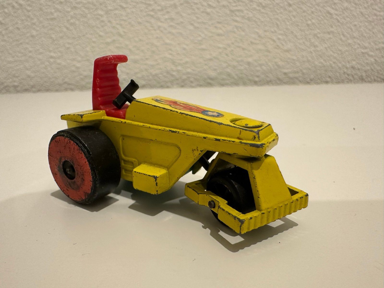 Matchbox Superfast 21 Rod Roller 1973 - Vintage Speelgoed, Ophalen of Verzenden, Gebruikt, Bus of Vrachtwagen