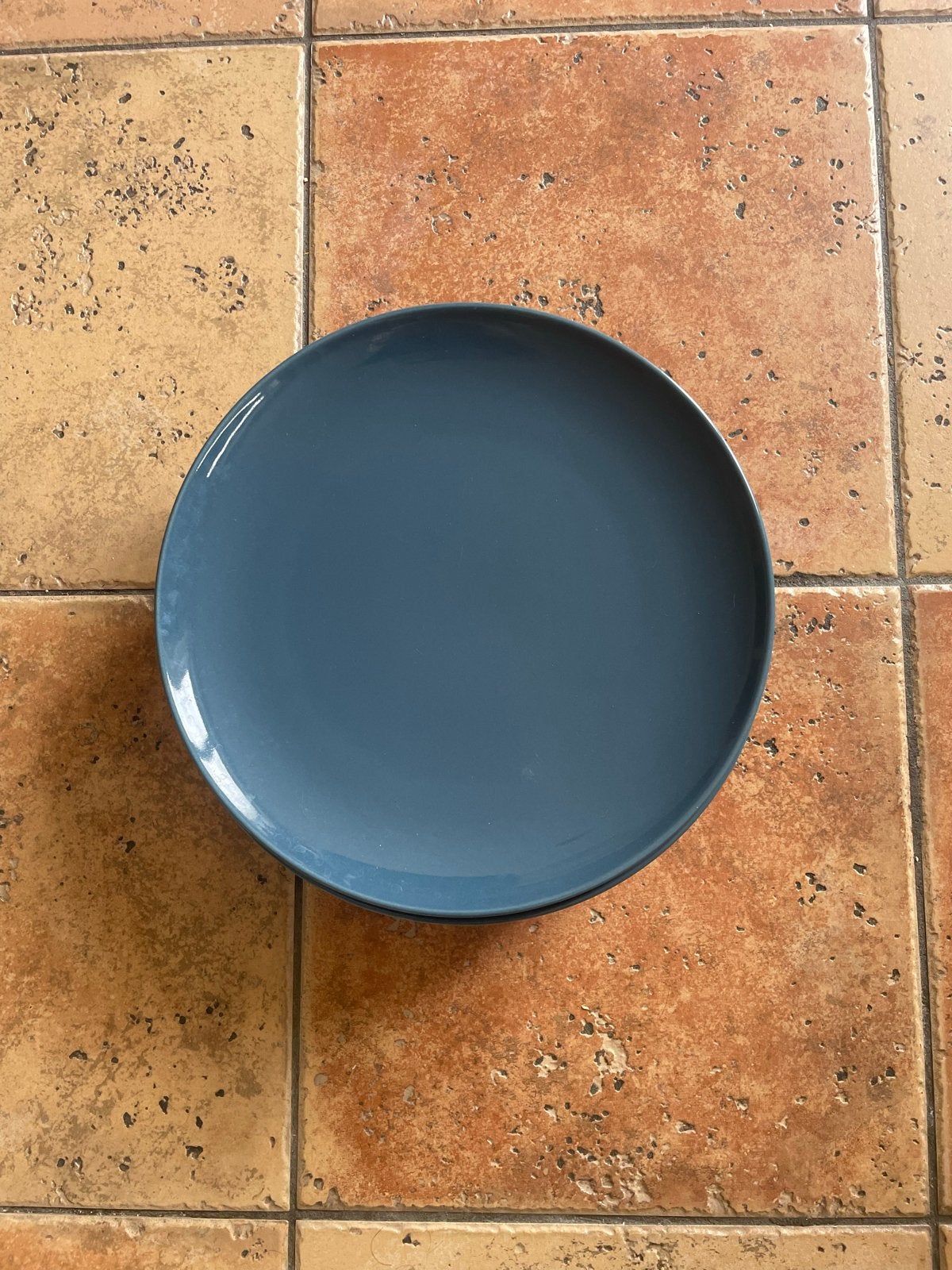 IKEA grote Borden - Donkerblauw -  8 in totaal, Ophalen, IKEA, Zo goed als nieuw, Bord(en)