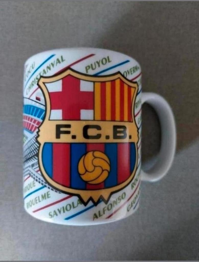 Originele mok en sjaal FC Barcelona. Gekocht in het Nou Camp, Ophalen of Verzenden