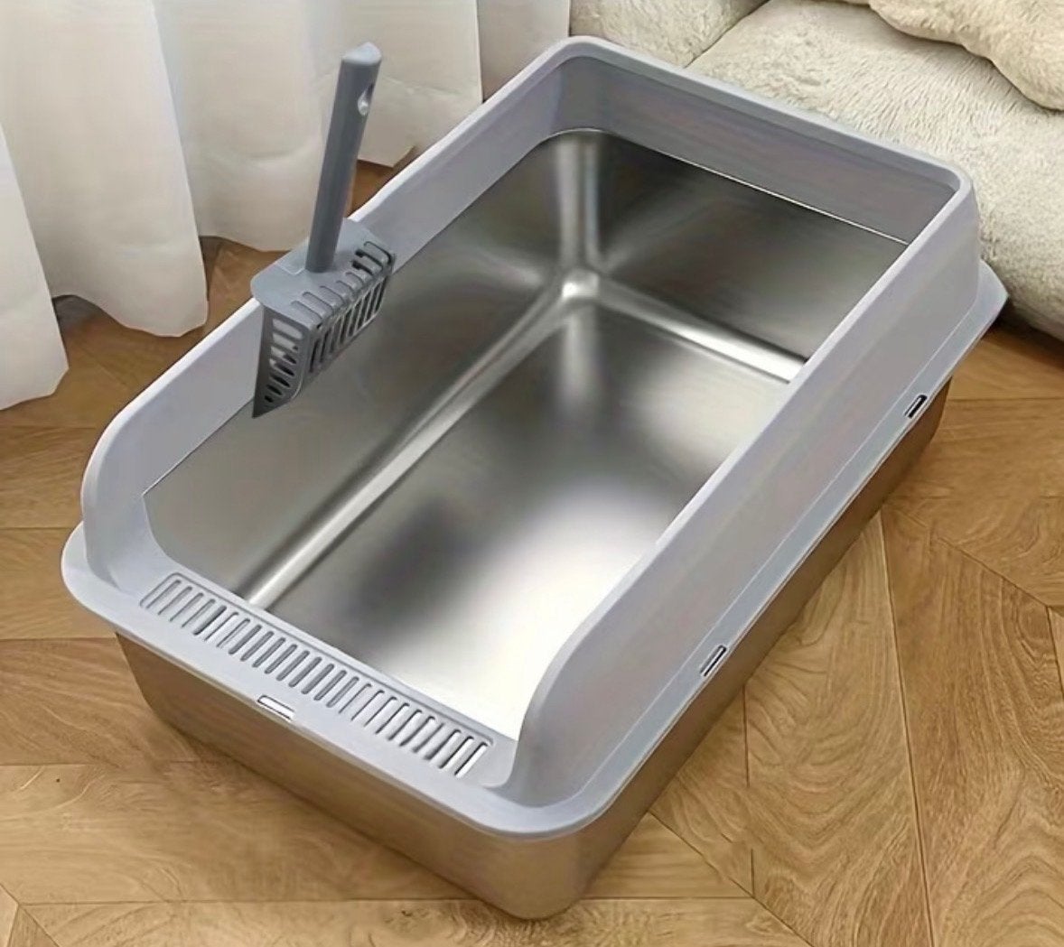 RVS Grote kattenbak. Nieuw!, Ophalen of Verzenden, Nieuw, Open