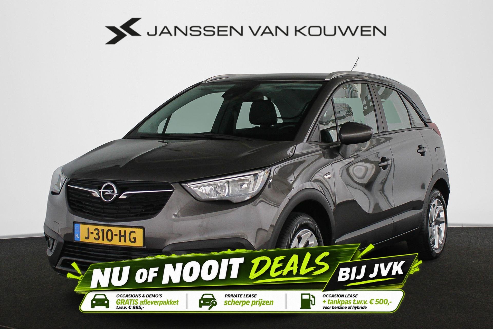 Opel Crossland X 1.2 Turbo Edition Apple CarPlay Stoel-Stuur, Auto's, Gebruikt, Euro 6, 1199 cc, LED verlichting