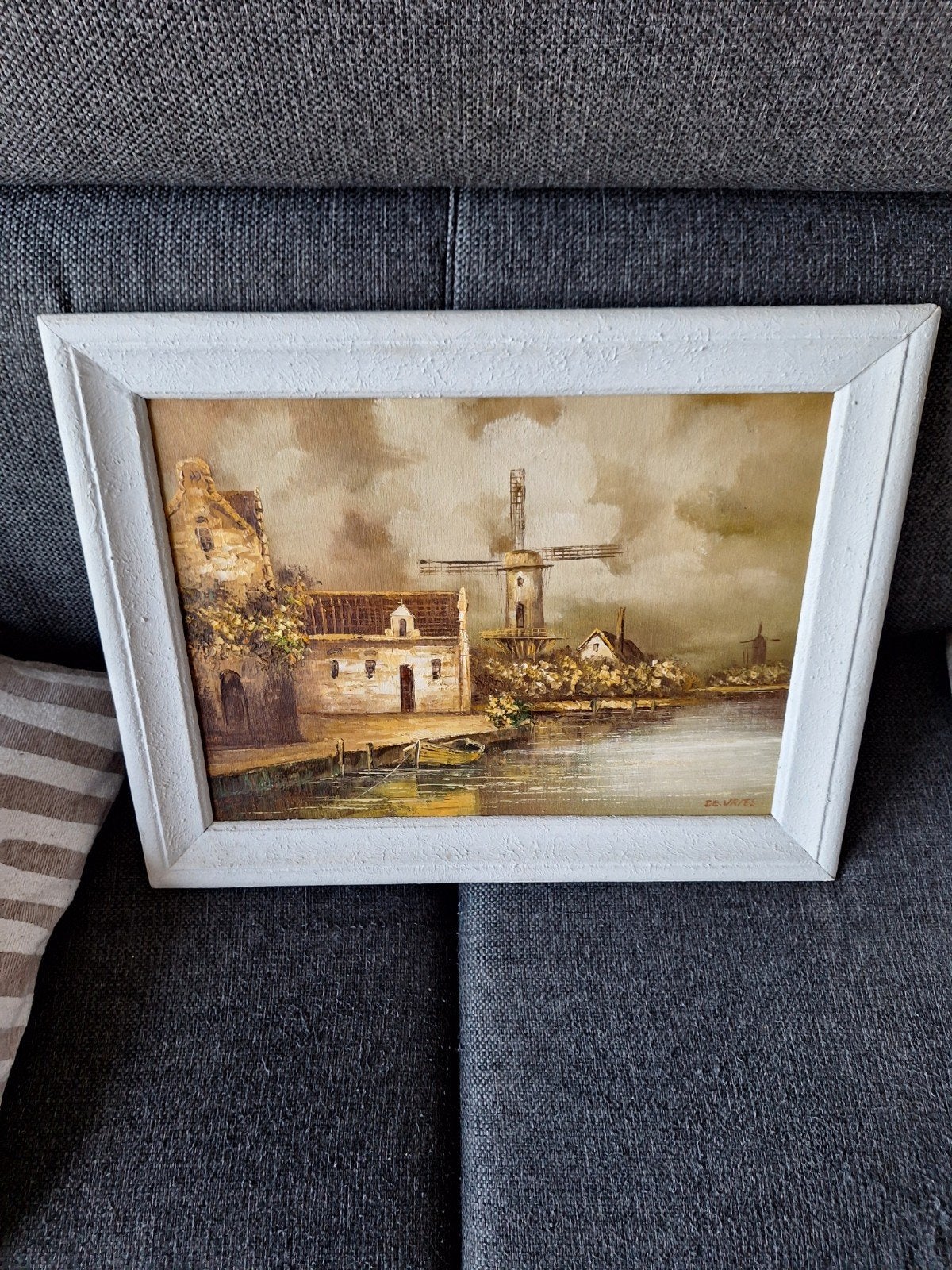 Hoeve met molen., Ophalen