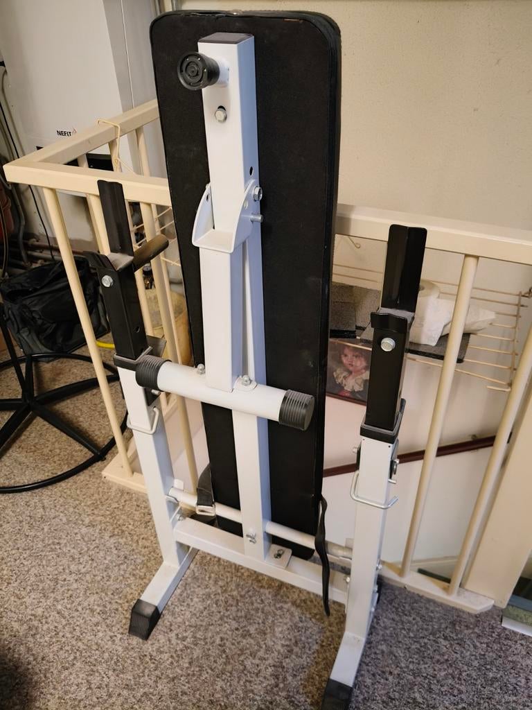 Physionics halterbank - Ideaal voor krachttraining, Ophalen, Gebruikt, Krachtstation, Metaal