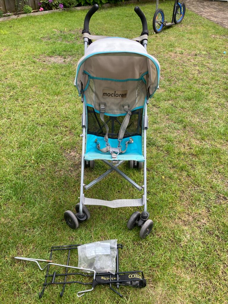 Lichtgewicht buggy met Steco buggy mee houder, Ophalen, Gebruikt, Kinderwagen, Overige merken